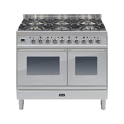 ILVE PDW1006E3 Roma Dual Fuel Freestanding Range Cooker Stainless Steel ILVE PDW1006E3 Roma Dual Fuel Freestanding Range Cooker Stainless Steel